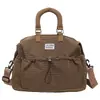 Bolsa de Viaje de Gran Capacidad Estilo Coreano Moda Versátil Bloque de Color Correa de Hombro Ajustable Separación Húmedo/Seco Bolsa de Gimnasio Portátil