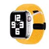 Adequado para pulseira apple iwatch apple ajustável trançada 8 pulseira apple fivela dobrável sucção magnética pulseira ultar