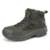 Botas de Senderismo de Caña Alta, Botas Tácticas para Exteriores, Botas del Desierto, Botas de Nieve, Zapatos de Entrenamiento Transfronterizos para Hombre de Talla Grande, Talla Grande para Hombre 47