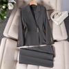 Traje profesional de alta gama, traje de mujer para primavera, otoño e invierno, nuevo temperamento, diosa, fan, gerente comercial, ropa de trabajo, temperamento, marea