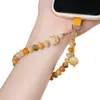 Boa Sorte Ano do Lótus Raiz Bodhi Conta de Ábaco de Dunhuang Pingente de Celular para Mulheres Novo Estilo Chinês Nicho Patinha de Gato Gentil Cordão de Celular