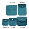 Bolsa de terciopelo Lisi con broche metálico para joyería, bolsa de almacenamiento de alta gama, bolsa para joyería, anillo, collar, colgante, bolsa de embalaje para joyería