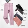 Pantalones de tiburón para niñas, estilo fino de primavera y otoño, ropa exterior, estilo occidental, leggings deportivos, niños medianos y grandes, elásticos sin costuras, pantalones de yoga para niñas