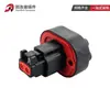 Conector Automotriz Dt15-2Pb Base de Pin Recto Negro de 2 Orificios Conector Impermeable Enchufe de Arnés de Cables Macho y Hembra