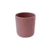Amazon Taza de Tubo Recto de Silicona Taza de Agua con Tapa Sellada Hermética Taza para Beber para Bebé Resistencia a Altas Temperaturas Anticaídas
