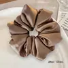 Scrunchie de Renda Estilo Coreano para Mulheres 2026 Novo Estilo Elástico de Cabelo Estilo Preguiçoso Corda de Cabelo Grande Acessório para Coque Flor de Cabelo