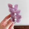 Goma para el pelo de alambre de teléfono de mariposa para niñas con bordado, malla y perlas, Herramienta de peinado para bebés, Goma para el pelo para niños que no daña el cabello