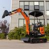 Miniexcavadora multifuncional para comercio de exportación, recuperación de laderas y zanjas, excavadora de cadenas pequeña todo terreno
