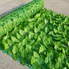 Cerca Folhas de Planta Verde Rede de Cerca Artificial Folhas de Jiboia Cerca de Varanda Grade de Proteção Flor Artificial Decoração Externa