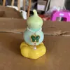 Adornos Rotatorios de Cerámica para Animales Pequeños Conejo de Cerámica Mahjong Gato de la Fortuna Juguetes Giratorios Regalos Adornos Artesanales