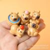 Caricatura Lindo Súper Lindo Kirby Bala Muñeco Estéreo DIY Adornos de Escritorio Juguete Casa de Juegos Llavero Colgante