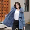 Parker 2025 Nuevo Abrigo de Algodón Elegante de Longitud Media para Mujeres Pequeñas, Chaqueta de Algodón Gruesa con Forro Polar de Invierno para Mujeres de Tallas Grandes