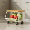 Prateleira de Armazenamento para Mesa, Aparador para Sala de Estar, Organizador em Camadas para Lanches e Copos de Água, Cesta de Armazenamento para Frutas e Vegetais de Cozinha