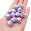Contas Eletrodepositadas de Cor Sólida em Acrílico Contas de Fio Fig Fio Contas Soltas para DIY Manual Colar Pulseira Vestuário Acessórios Atacado