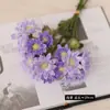 Ramo de Margaritas y Manzanillas Artificiales de Alta Calidad para Decoración del Hogar Materiales para Arreglos Florales Flores Artificiales de Margarita