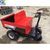 Veículo elétrico de três rodas para decoração interna, caminhão de balde cinza, caminhão de construção de lixo, carro de limpeza de esterco de animal de fazenda