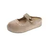 Nuevas Sandalias de Velcro 2026 con Aumento Interno de Altura, Zapatillas Cerradas de Medio Uso para Otoño para Mujer, Calzado de Exterior, Zapatos Planos Deslizables Estilo Birkenstock