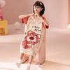 Versión coreana de vestido de niña camisón caricatura verano algodón fino ropa para aire acondicionado lindo estilo princesa camisón de verano al por mayor