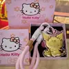 Bolsa de Teléfono Colgante de Dibujos Animados Lindos Kuromi Kt Hello Kitty Oro Puro 999 Nuevo para Regalo del Día de San Valentín