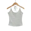 1489-Colete Sexy Slim Fit Estilo Europeu e Americano para Mulheres Moda Nova Primavera e Verão 2026 Top Hot Girl Sem Ombro