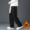 Pantalones Deportivos Casuales Sueltos de Longitud Completa para Primavera y Otoño Estilo Americano Modernos de Pierna Recta Pantalones de Pana Versátiles para Hombre Hombre