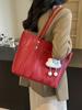 Bolso Transfronterizo de Gran Capacidad para Mujer 2024 Nuevo Estilo Simple Moda Hombro Axila Bolso de Alta Gama Combinable Bolso General