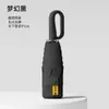 Hebilla de Anillo 50% de descuento Paraguas Cápsula de Bolsillo Ultraligero Mini Paraguas para Sol y Lluvia con Recubrimiento Negro para Protección Solar, Doble Uso para Sol y Lluvia