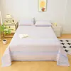 Lençóis de Cama 100% Algodão Novos, Lençóis de Cama de Tecido Grosso Tradicional, Lençóis de Cama Estampados, Tapetes Refrescantes, Lençóis de Cama Espessos Originais de Algodão Solteiro e Casal, Conjunto de Três Peças