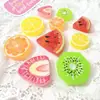 Frutas Simuladas Grandes y Pequeñas Rodajas de Kiwi Sandía Durazno Pegamento de Crema DIY Accesorios para el Cabello Llavero Accesorios de Resina
