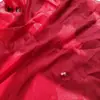 Pez Koi Patrón Oscuro de Ola Tela de Gasa Primavera Otoño Patrón Antiguo Flor Quemada Tela Hanfu Falda de Cara de Caballo Tela de Organza Dao