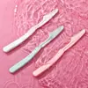3 Cajas Plegables Cuchillo para Cejas Rascador de Cejas de Seguridad Femenino Anti-arañazos Traje para Principiantes Hoja Reemplazable