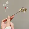 Horquilla de Pelo con Borla Floral, Nuevo Estilo Chino, Estilo Antiguo, Horquilla de Gama Alta de Nicho, Horquilla de Madera, Hanfu, Cheongsam, Accesorio para el Cabello para Mujeres