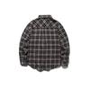 Beijie Moda Masculina Estilo Americano Marca Tendência Outono 2025 Novo Bolso Bordado Camisa Xadrez Masculina Manga Longa Camisa Jaqueta