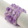 Pulsera de piedra de amatista cruda natural estilo nuevo, pulsera romántica de moda, toma real directa de fábrica, lote