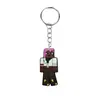 Chaveiro de Desenho Animado Minecraft Chaveiro de Plástico Macio PVC Pingente Pequeno para Bolsa Venda Quente Transfronteiriça Atacado