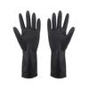 Guantes Específicos para Peluquería para Permanente y Tinte, Silicona Látex Negro Engrosados Desechables Guantes para Salón de Peluquería