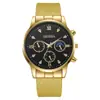 Reloj para Hombre con Correa de Malla Dial de Silicona Cuarzo Movimiento de Cuarzo Moda Coreana para Hombre Luminoso Al Por Mayor