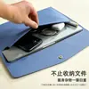 Bolsa de Arquivo A4 Personalizada Grande de Couro para Negócios Escritório Bolsa para Documentos Bolsa para Armazenamento de Contratos e Recibos Pode Ser Impressa com Logo em Cores