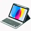 Adecuado para iPad10 Teclado Bluetooth 10.2 Ranura Superior para Lápiz Funda de Cuero Air5 Funda Protectora Magnética Ratón Mini7 Maravilloso