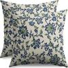 Fronha Floral Retrô Mais Vendida Transfronteiriça Almofada Creme Estilo Country Amazon Almofada Decorativa para Sofá de Casa Mesinha de Cabeceira