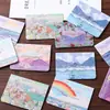Tarjeta de felicitación creativa de pintura al óleo con relieve dorado, de alta gama, adecuada para las fiestas navideñas, mensajes de estudiantes, bendiciones y tarjetas de agradecimiento