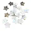 ¡Directamente del Fabricante! Hebilla Especial en Forma de Concha de Ma Importada Natural, Diseño de Estrella de Cinco Puntas de Dos Ojales Color Original Listo para Enviar