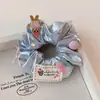 Diadema de Tela a Cuadros Plateados para Niñas, Linda Diadema de Moño de Dibujos Animados, Lazo para el Cabello de Niña Pequeña, Diadema de Goma