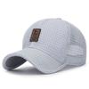 Sombrero de verano de malla transpirable para hombre y mujer, gorra de béisbol de malla hueca para exteriores