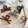 Nuevo Clip para el Cabello X Bow de Primavera y Verano 13.5cm, Pasador de Gama Alta, Pinza de Tiburón Clásica de Color Sólido, Accesorio para el Cabello