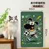Placa arranhadora para gatos, durável e sem soltar fiapos, adesivo de canto autoadesivo para parede, sem resíduos de cola, protetor de sofá anti-garras de gato, tapete de escalada