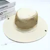 Sombrero Sombrero Vaquero Protector Solar para Exteriores Mezclilla Pesca Sombrero para Hombre Fresco para Mujer Ocio Viaje Sombrero de Paja de Verano