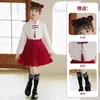 Traje de Coro para o Dia 1 de Junho Infantil Traje de Performance Estilo Chinês Hanfu para Recitação de Poesia Traje de Classe para Reunião Esportiva de Alunos do Ensino Fundamental e Médio
