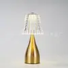 Lámpara de mesa retro de cristal luz de noche lámpara de mesita de noche sala de estar estudio dormitorio luz de lujo lámpara de ambiente decorativa fabricantes al por mayor