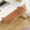 Tablero de extensión para escritorio, escritorio de oficina sin taladrar, organizador de escritorio expandible, plegable, ampliado y alargado, tablero de extensión con reposabrazos